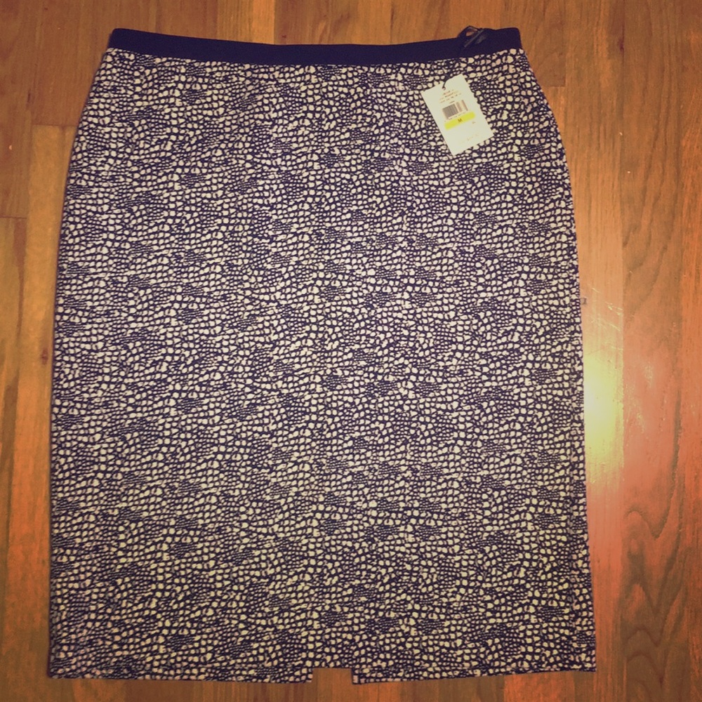 High Waisted Pencil Skirt w/ Slit
